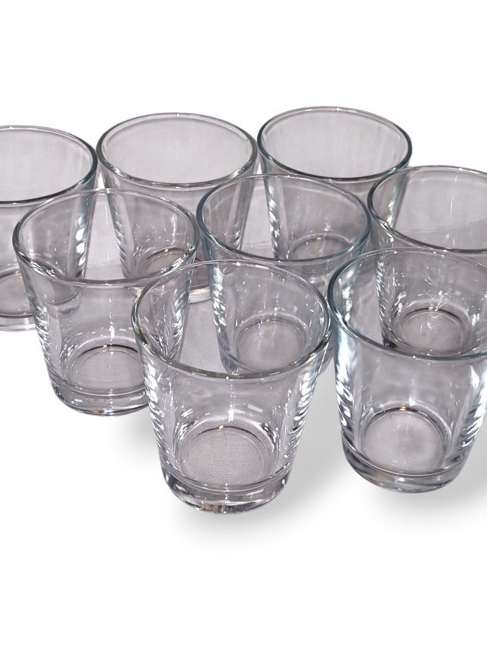 Clear Glass Tumbler Set - 8 Pack